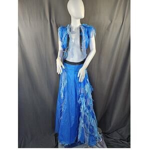 Gaelyn Cianfarani Nylon/ Rubber Corset lace-up Dress Y2K Couture Gaultier